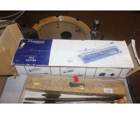 An Elegance tile cutter with original box