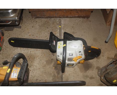 A Ryobi 40cc petrol chainsaw