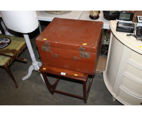 A G-Plan occasional table together with a vintage case