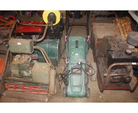 A Qualcast electric rotary lawnmower
