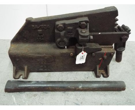 Heavy Guillotine. Metal Vintage. Metal tube handle is 51.5cm long. 