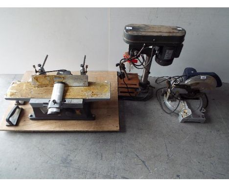 Bench Tools - Planer, Drill and circular saw.