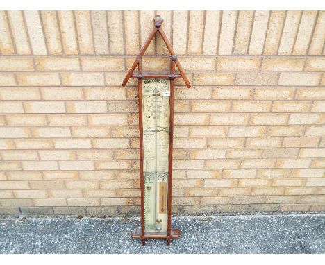 Admiral Fitzroy Barometer. Victorian era weather instrument. 