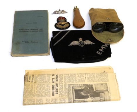 A Small Collection of Post Second World War RAF Memorabilia, relating to Flt.Lt.Herbert Barrett Tatham and Flt.Lt. Robert V W