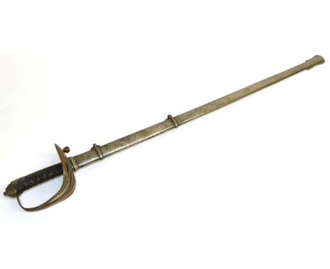 A Victorian 1845 Pattern Infantry Officer's Sword, the 84 cm blade by Henry Wilkinson, Pall Mall, London, named to the ricass