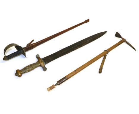 A George V 1897 Pattern Presentation Infantry Officer's Sword, with etched, fullered blade, the pierced, plated hilt inscribe