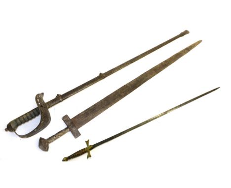 A Victorian 1895 Pattern Infantry Officer's Sword, the 82.5 cm blade bearing maker's mark J.A. & N.S., Regent Street, London,