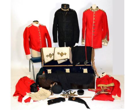 A Comprehensive Late Victorian Uniform to Lieutenant Colonel T M Sandys, 3rd (Militia) Battalion The Loyal North Lancashire R