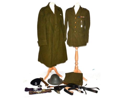 A Second World War No.2 Dress Tunic and Trousers, to a Captain in the Northumberland Fusiliers, named to S. Irving, together 