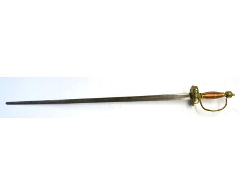 A Victorian 1822 Pattern Infantry Officer's Sword, the 83.5 cm blade by Lambert & Brown, London & Dame St., Dublin, with sing