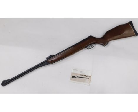 A Gamo Japanese .22 air rifle CF-20, 112cm long, with manual.