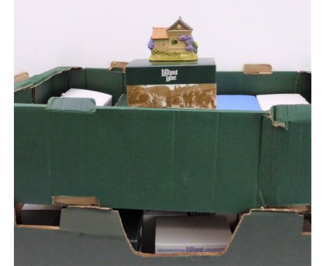 Twenty-eight boxed Lilliput Lane models:L2057 - Hampton MoatL3378 - Get Your BunsL3771 - It’s All in the NameL2495 - Gold Top
