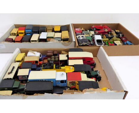 59 die-cast models: 36 commercial vehicles (to include a Lesney Modern Amusements steam engine) and&nbsp;23 open-topped vehic