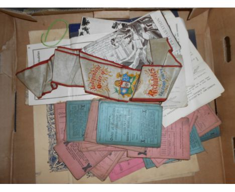 Independent Order of Rechabites, Liverpool District, pamphlets, membership card/books, sash etc…30 items