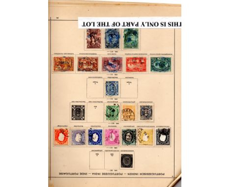   Portuguese India 1881-1933 Collection on vintage printed Schaubek leaves with mint and (chiefly) used range, we note 1881 6