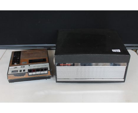 RADIO RECORDER - an ITT KB SL-75 radio recorder and a Marconiphone reel to reel recorder.