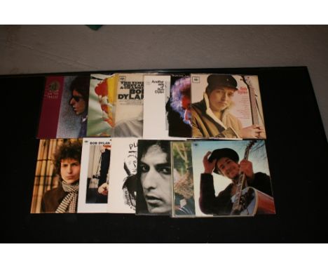 BOB DYLAN - Fantastic collection of 13 x LP's to include original pressings as well as high quality modern reissues. To inclu