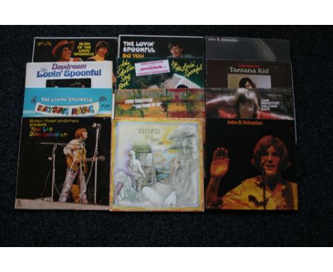 LOVIN' SPOONFUL/JOHN SEBASTIAN - Collection of 13 x original titles LP's. To include Hums Of The Lovin' Spoonful original mon
