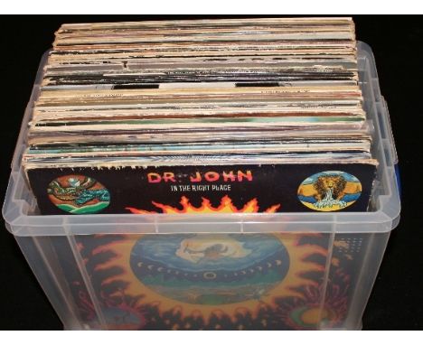 70s ROCK - Great collection of 52 x LP's to include many popular titles. To include albums by Dr. John (In The Right Place K 