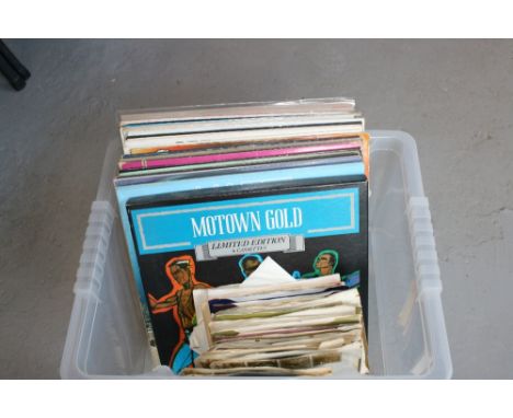 SOUL - Collection of 22 x LP's and 12" singles as well as 26 x 7" singles. To include LP's by The Temptations, Stevie Wonder,