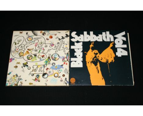 BLACK SABBATH/LED ZEPPELIN - Original pressings of Led Zeppelin III (with celebration credit) and Black Sabbath Vol. 4. Led Z