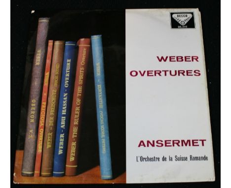 WEBER - OVERTURES - SXL 2112 - ED1 copy of Ernest Ansermet conducting L'Orchestre De La Suisse Romande playing Weber Overture