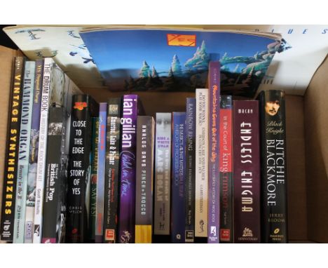 MUSIC BOOKS - a collection of books and tour books x22 to include Yes's The Ladder 1999 tour book, Jethro Tull's Crest of a k