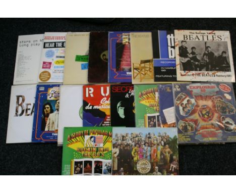 BEATLES AND RELATED - Collection of 11 x Beatles LP's and 7 x Beatles related LP's. Titles to include Hear The Beatles Tell A