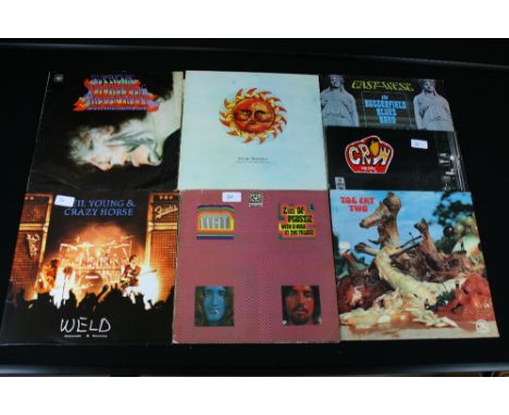 ROCK/FOLK ROCK - Brilliant collection of 8 x original LP's, to include hard to find titles. LP's are Toe Fat - Two (RS 525), 