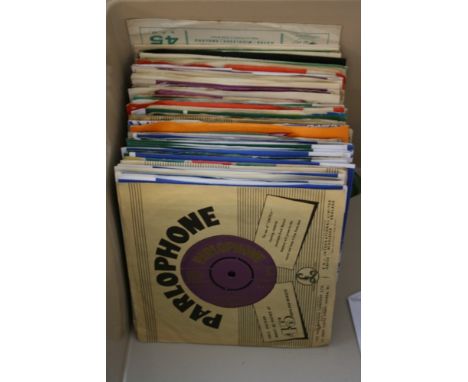 PARLOPHONE/COLUMBIA - Collection of over 50 x 7" singles to include collectible titles on early Columbia and Parlophone. To i