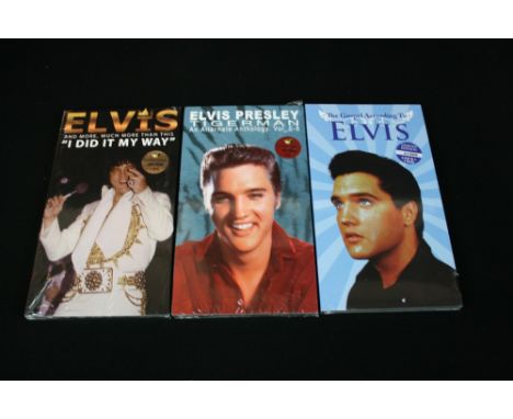 ELVIS PRESLEY - Collection of 3 x limited edition and numbered CD and DVD box sets. Titles are Elvis And More, Much More Than
