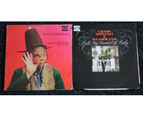 CAPTAIN BEEFHEART & HIS MAGIC BAND - Collection of 2 x original LP's. Titles are Trout Mask Replica original UK pressing (Str