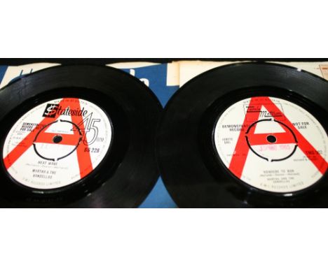 MARTHA AND THE VANDELLAS - 2 x extremely hard to find demonstration 7" singles. Heat Wave is issued on Stateside white/red la