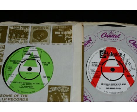 THE MARVALETTES - 2 x 7" demonstration singles. The Hunter Gets Captured By The Game (Tamla Motown TMG 594) is in Ex conditio