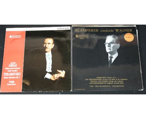 COLUMBIA ED1 SAX 2348/2380 - Two original "Turquoise and Silver" ED1 Stereo Columbia LP's. Titles are SAX 2348- Klemperer con