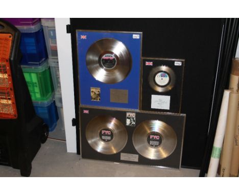 MUSIC AWARDS - three in house UK music awards for 80's bands to include platinum award disc for Human League single Don't You