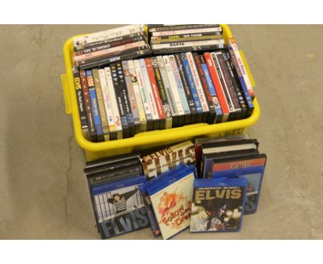 ELVIS PRESLEY - DVDS - collection of approximately 92 DVDs to include some box sets and blu-ray.