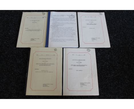 FACTORY RECORDS & HACIENDA - incredible collection of five lease documents relating to FACT 51 The Hacienda and the Directors