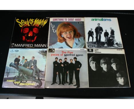 60s - Nice collection of 7 x original LP's, to include some hard to find 1st pressings. To include Manfred Mann - Instrumenta