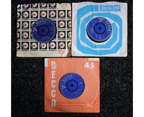 PSYCH/R&B DECCA DEMOS - Collection of 3 x scarce 7" demonstration records issued on Decca. Titles are The Zombies - Leave Me 