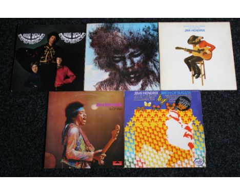 JIMI HENDRIX EXPERIENCE - Collection of 5 x LP's to include a 1st UK pressing of the debut album, Are You Experienced. This 1