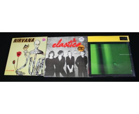 JOY DIVISION/ELASTICA/NIRVANA - Collection of 3 x hard to find LPs. Titles are Joy Division - Permanent: Joy Division 1995 w/