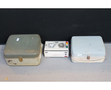 REEEL TO REEL RECORDERS - three items to include a Geloso G257/E reel to reel tape recorder, a Grundig TK5 (Case damaged) and