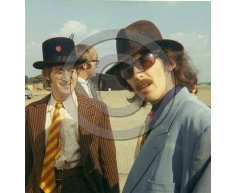 BEATLES - incredible collection of 24 previously unseen and unpublished 3.5" x 3.5" colour photographs taken on the set of Ma