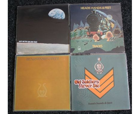 POET AND THE ONE MAN BAND/HEADS HAND & FEET - Collection of 4 x original LP's. Titles are Poet And The One Man Band - S/T  sc