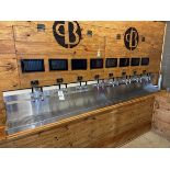 8-Panel Pour My Beer Self Service Draft System with (16) Faucets, Stainless Steel D | Rig Fee $1200