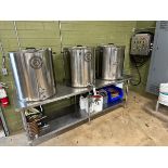 2019 Spike Brewing 1 BBL 3 Tank Stainless Steel Pilot System with 30" x 8' Stainles | Rig Fee $500