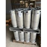 Lot of (50) Stainless Steel Sixtel Kegs | Rig Fee $150