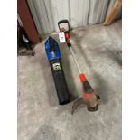 Lot of Kobalt 700 CFM Blower and Black and Decker 118V Grasshog 12" Weed Wacker | Rig Fee $35