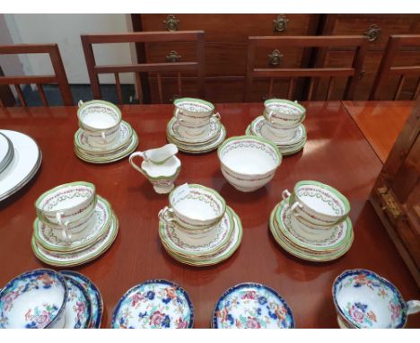 comprising of cups, saucers, side plates, sugar bowl and cream jug (20) 
